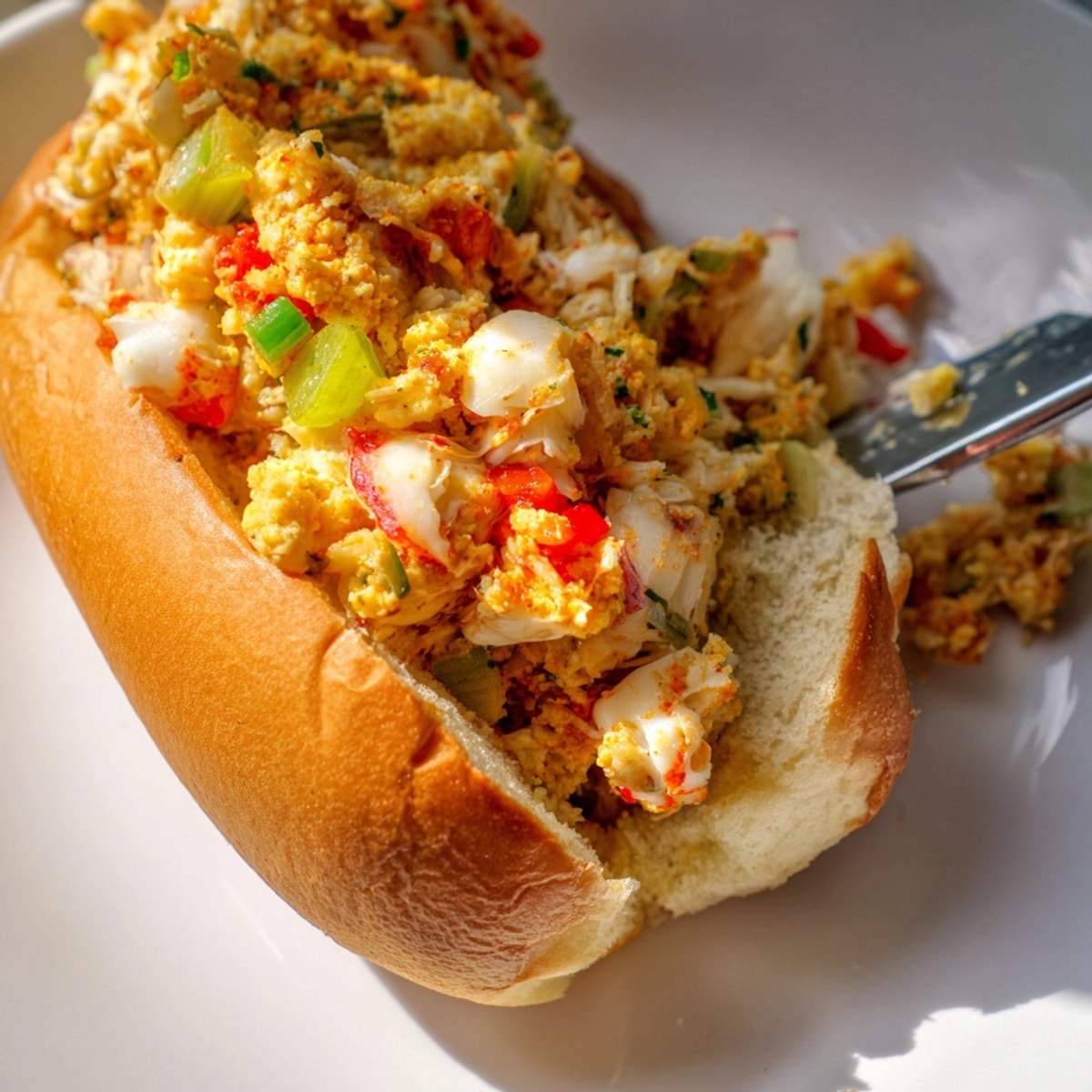 Golden Cajun Crab & Cornbread Stuffed Rolls, a warm, Southern comfort food delight.