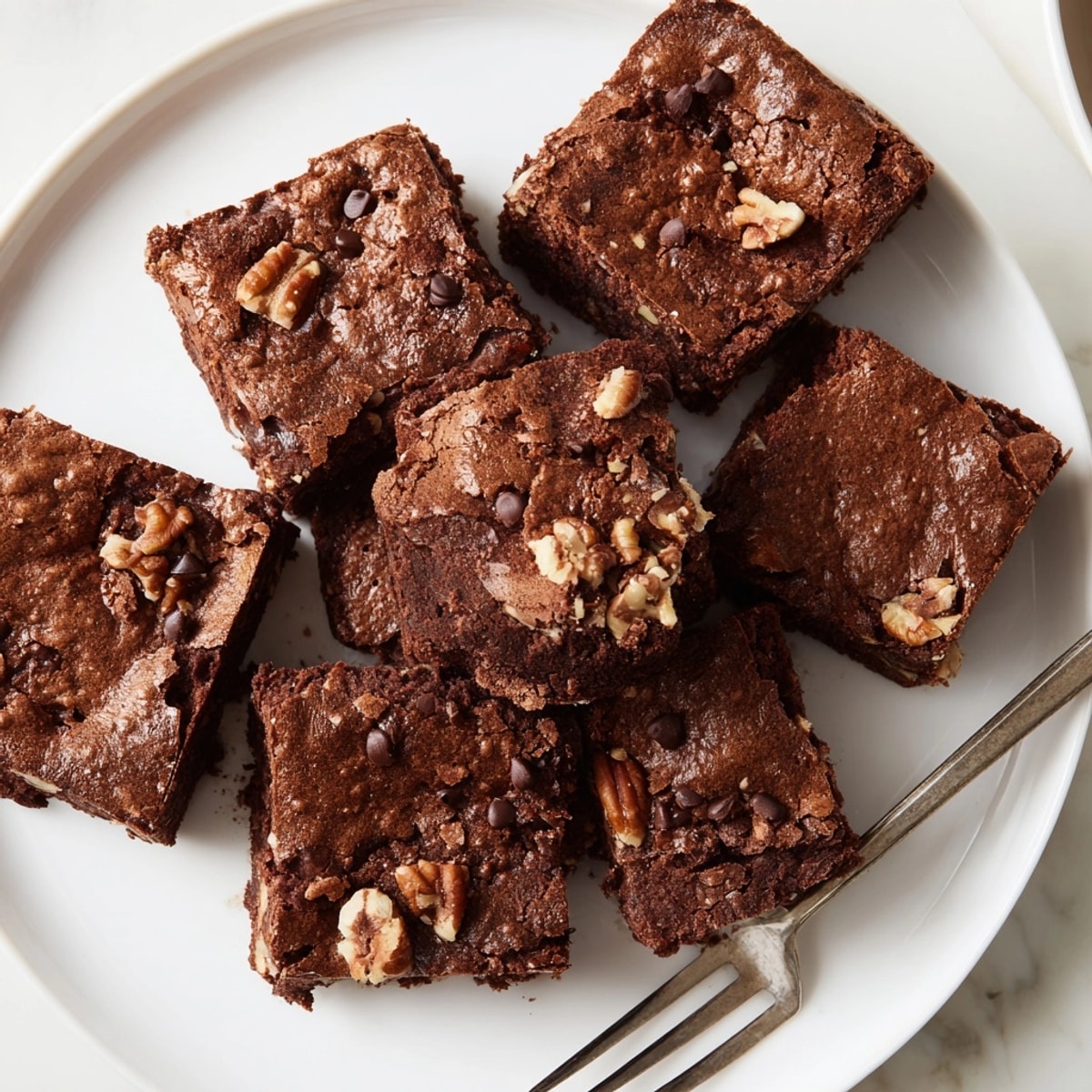 Golden-brown Chewy Mochi Brownies cooling, offering a glimpse of their fudgy, tempting texture.