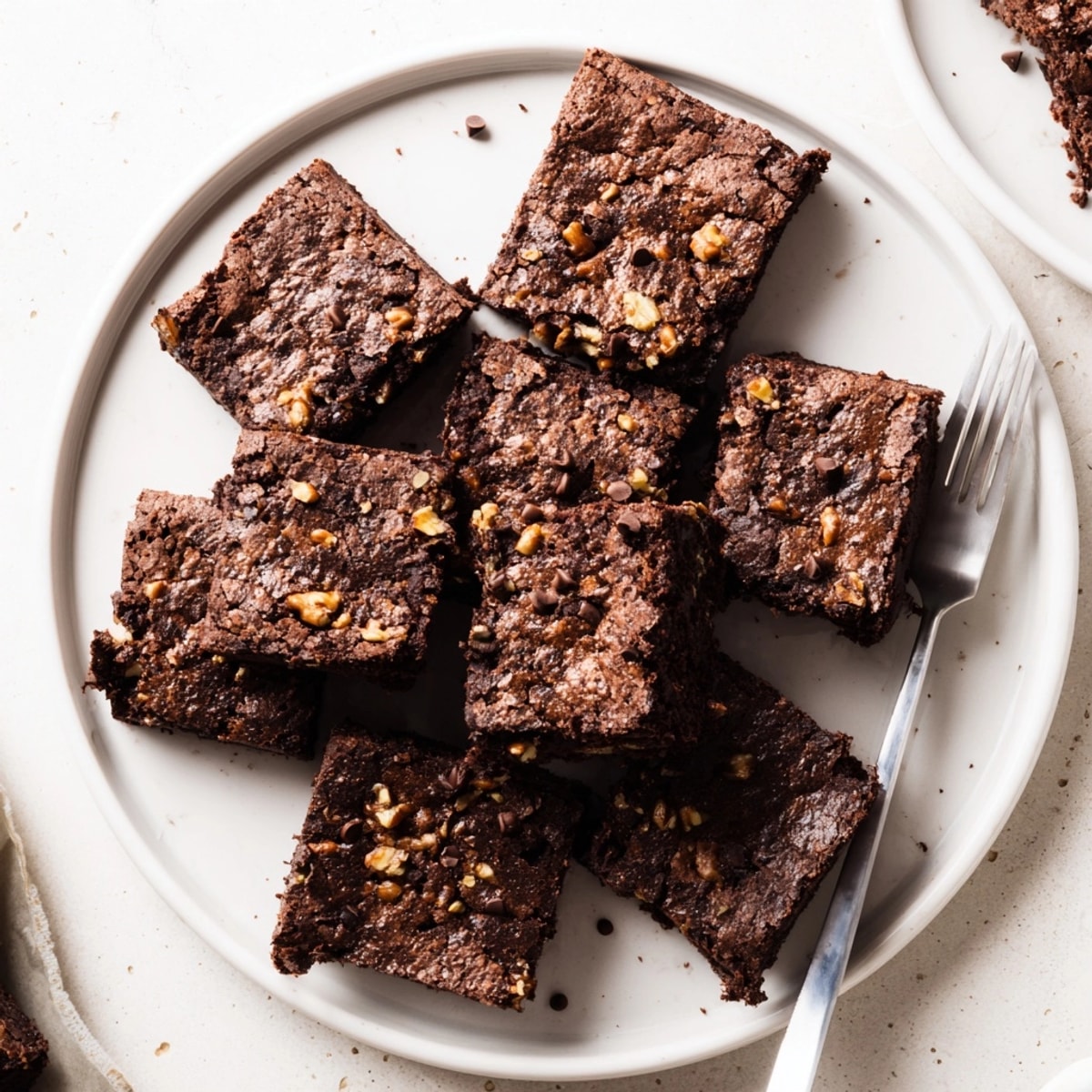 Homemade Chewy Mochi Brownies ready to serve, fragrant and warm, perfect with vanilla ice cream.