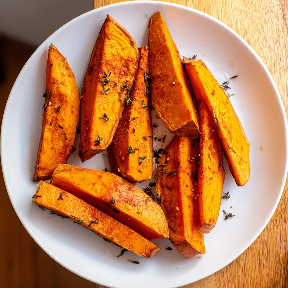 Baked Sweet Potato Wedges