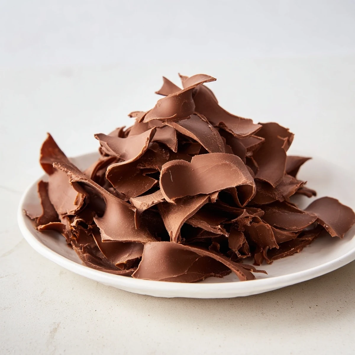 Melted chocolate spread thin creates beautiful, crispy Chocolate Flake layers, ready to enjoy.