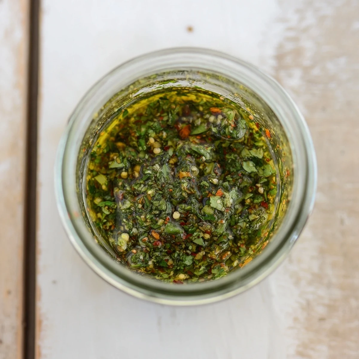 Fresh and vibrant Spiced Herb blend drizzled over roasted vegetables for a bright flavor.