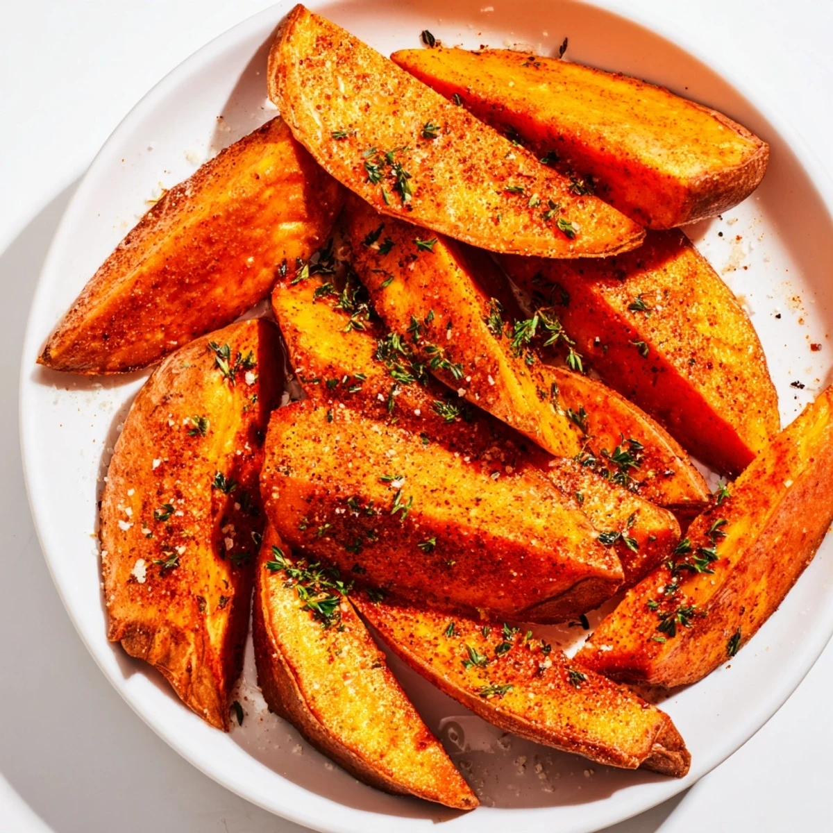 Roasted Sweet Potato Wedges
