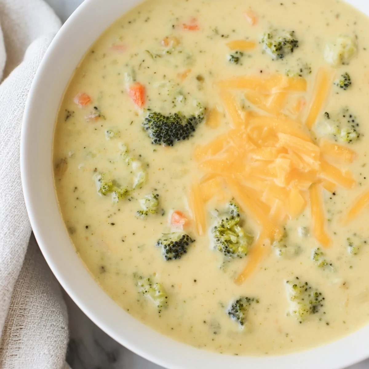 Creamy Broccoli Cheese Soup