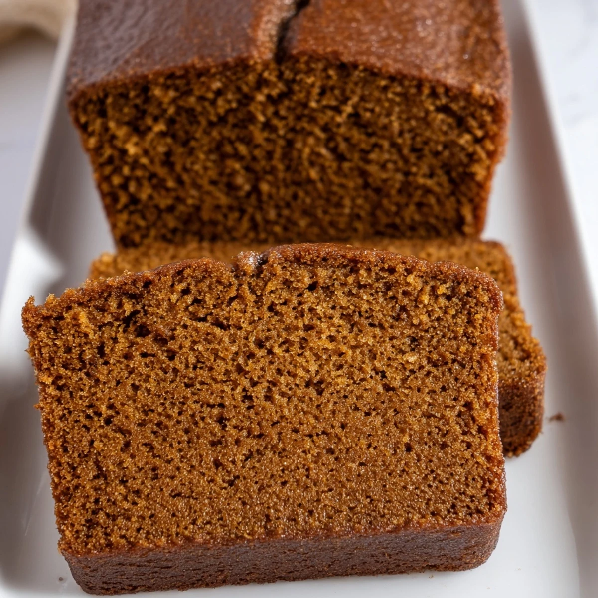 Moist Gingerbread Cake Loaf