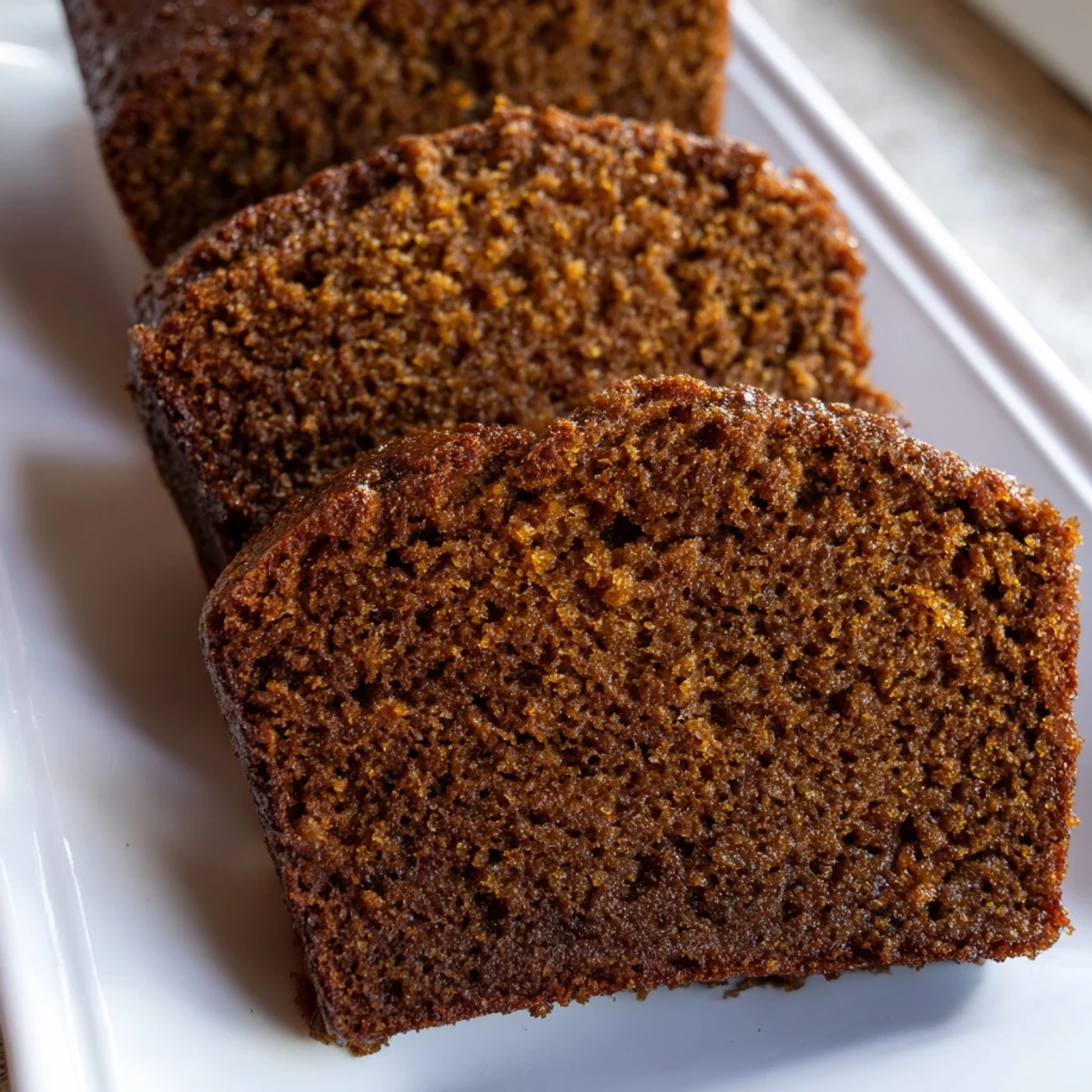 A beautifully baked Gingerbread Cake Loaf, warmly spiced and perfect for sharing on a chilly day.