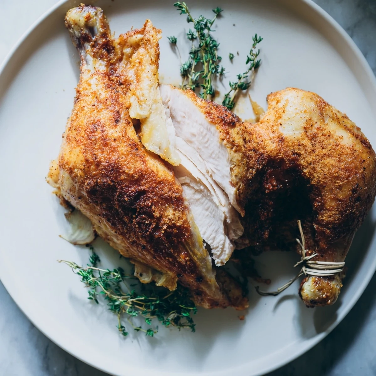 Salt-Spiced Roast Chicken