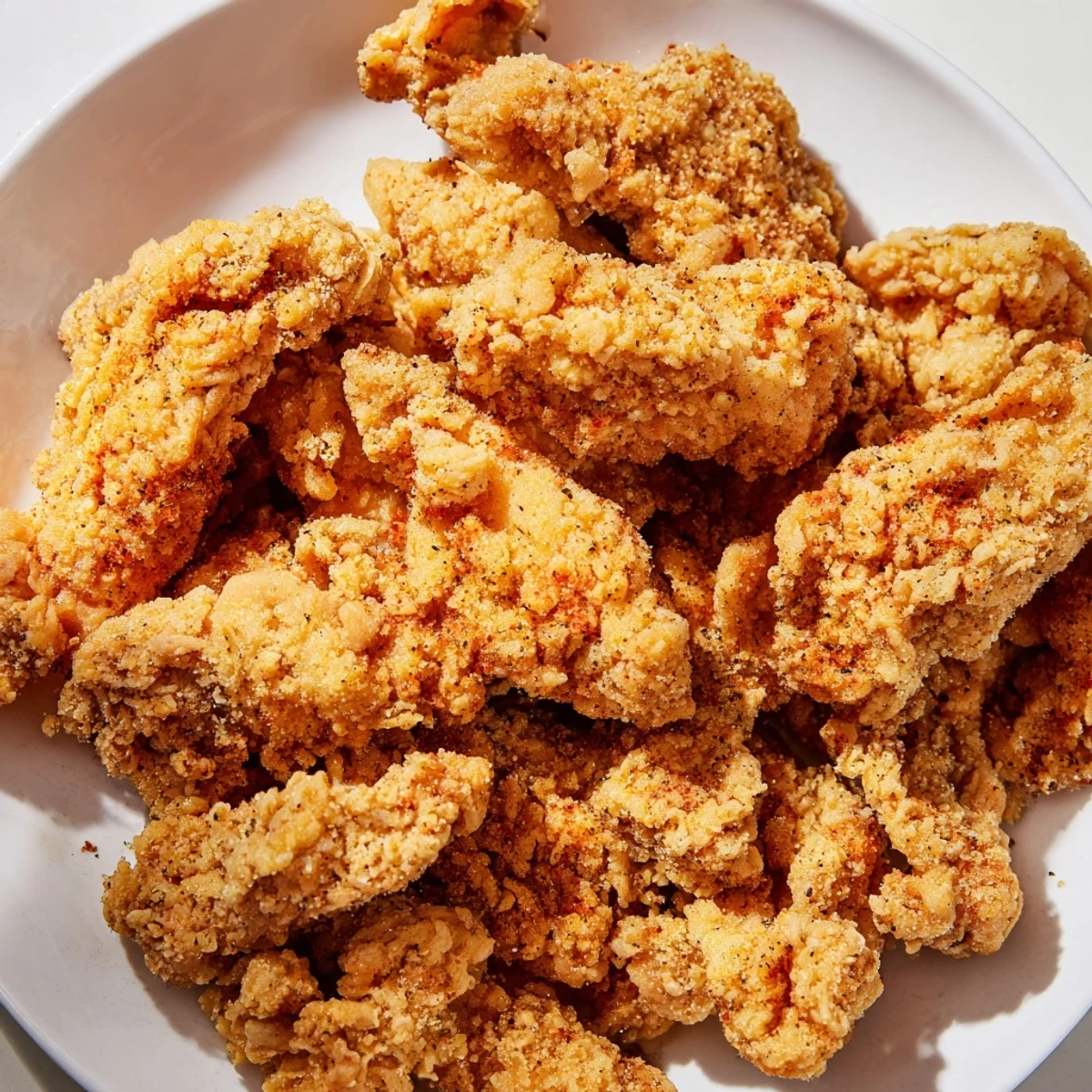 Golden, ultra-crispy coating for fried foods ready to make delicious chicken or fish for dinner tonight.