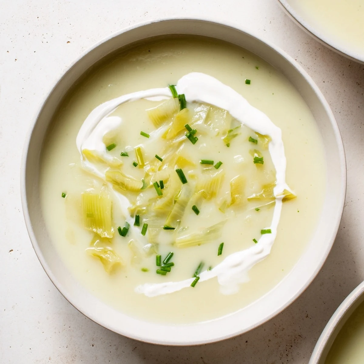 Creamy Leek Potato Soup