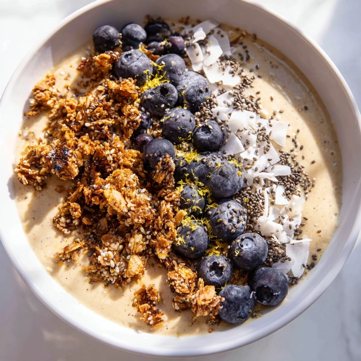 Lemon Blueberry Smoothie Bowl