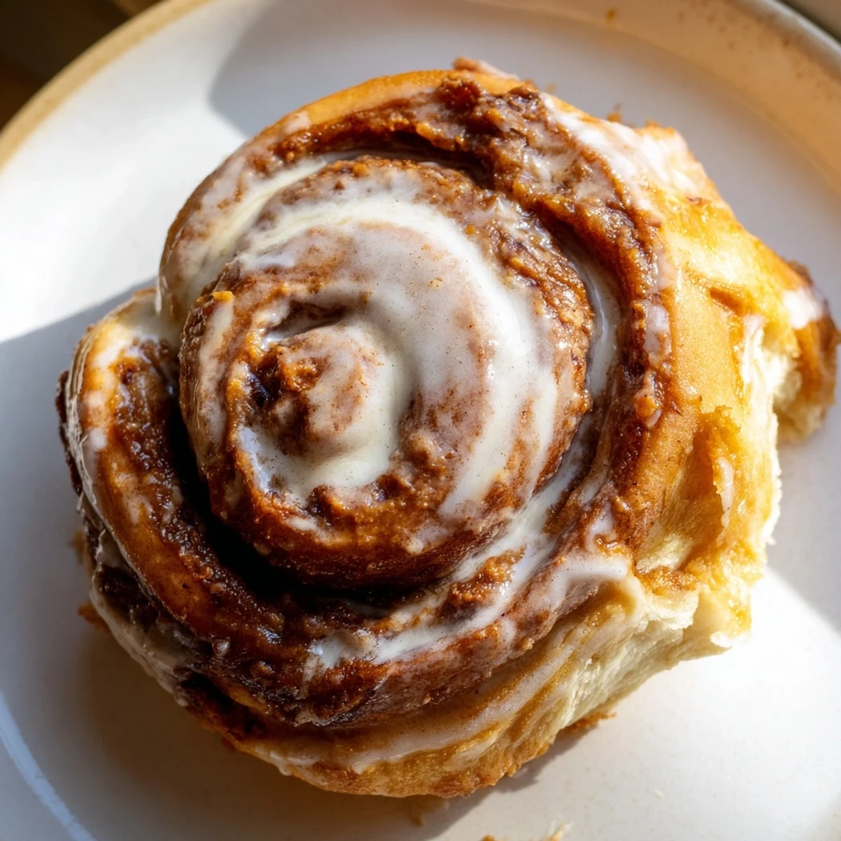 Soft and Gooey Biscoff Cinnamon Rolls with creamy glaze and warm cinnamon aroma.