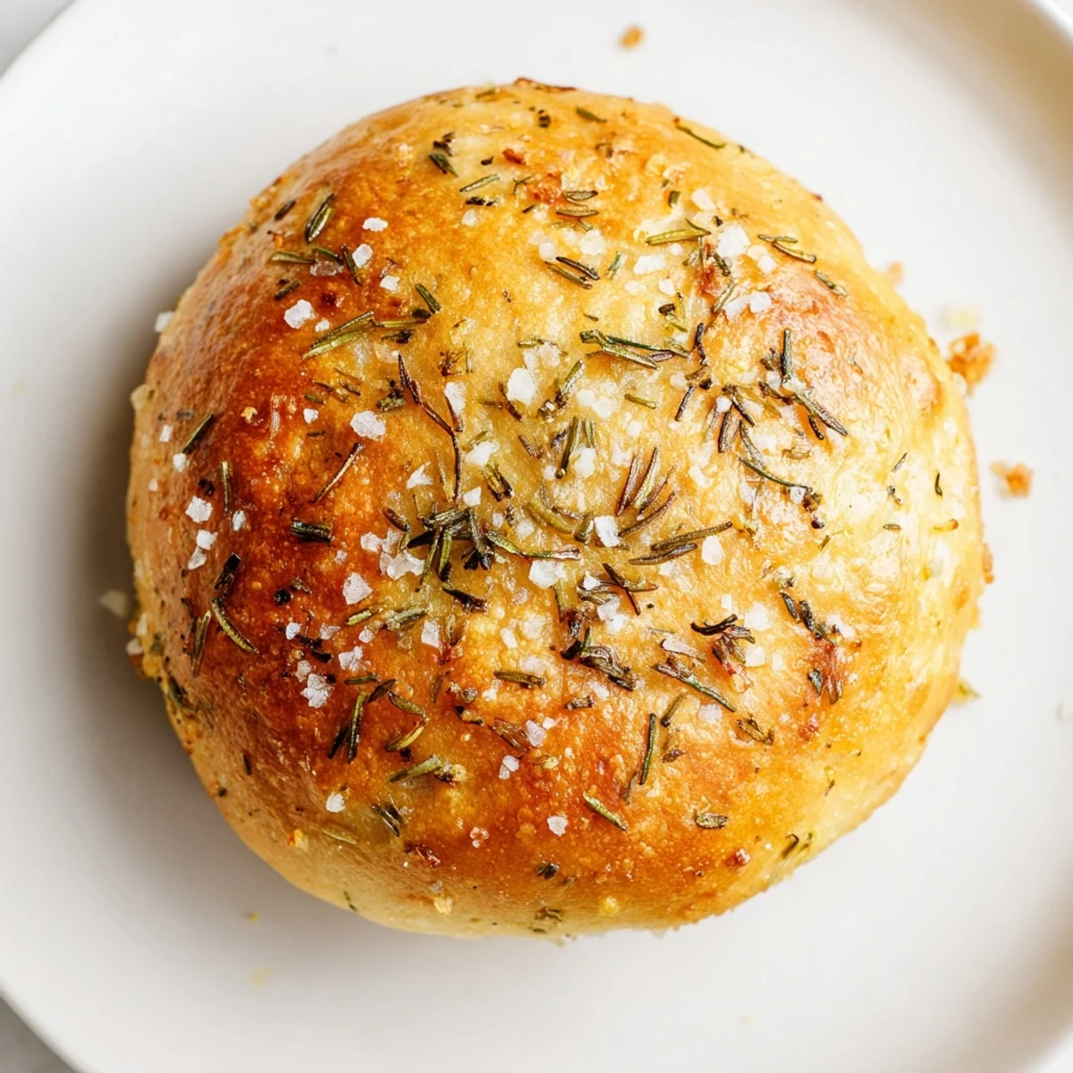 Bite-sized savory muffins topped with rosemary sprigs and baked to golden perfection in a muffin tin