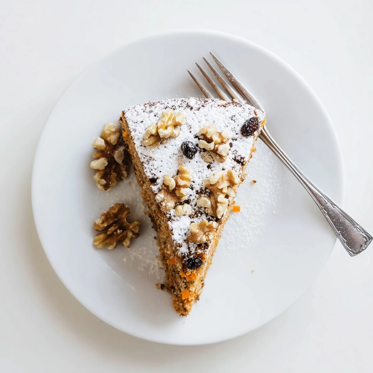 Homemade Greek yogurt carrot cake one bowl featuring tender crumb and optional walnuts