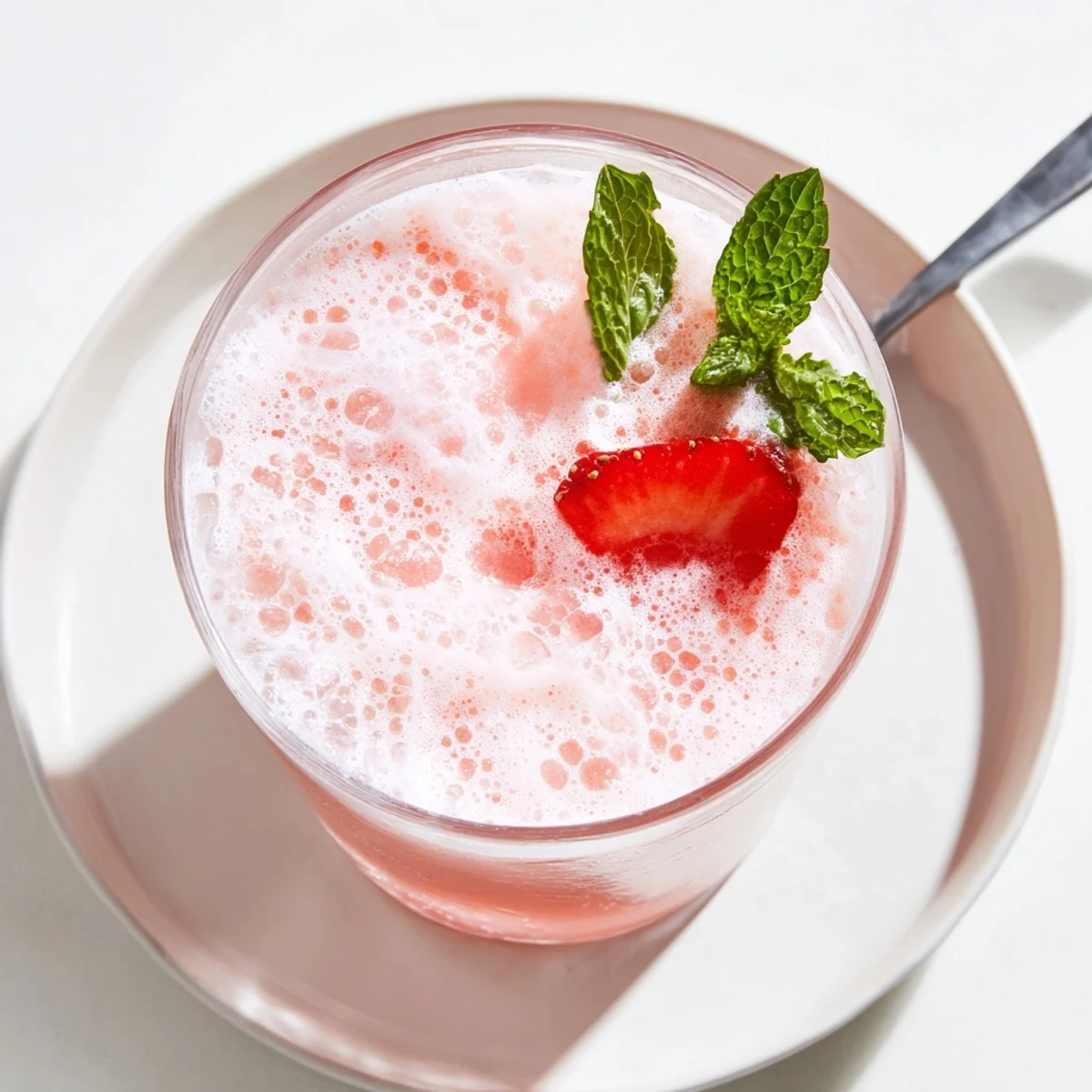 Easy Strawberry Coconut Cooler Recipe served in chilled glasses, creamy, subtly sweet