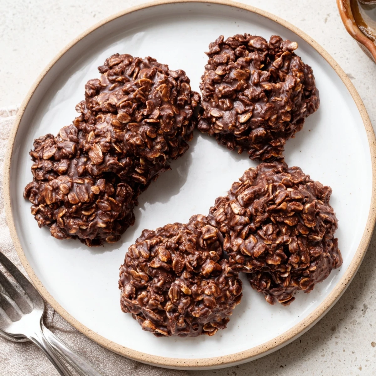 Chocolate Oatmeal No Bake Cookies