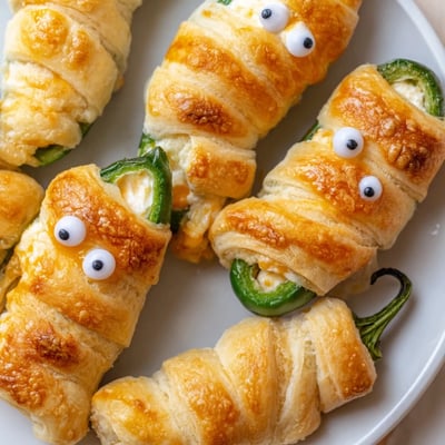 Mummy Jalapeno Poppers